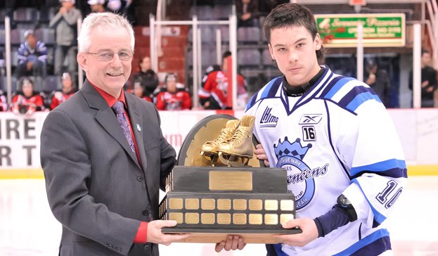 Charles Hudon Awarded Michel Bergeron Trophy Lhjmq