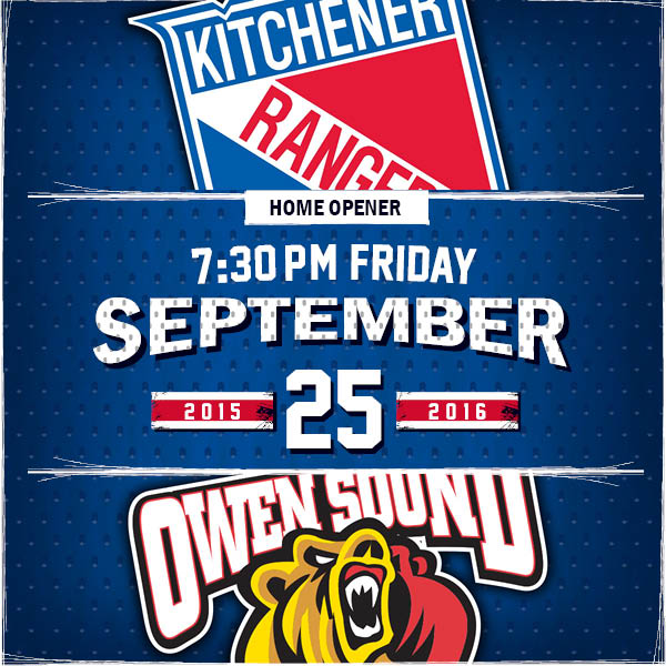 Exhibition and Regular Season Ticket Sale Dates - Kitchener Rangers