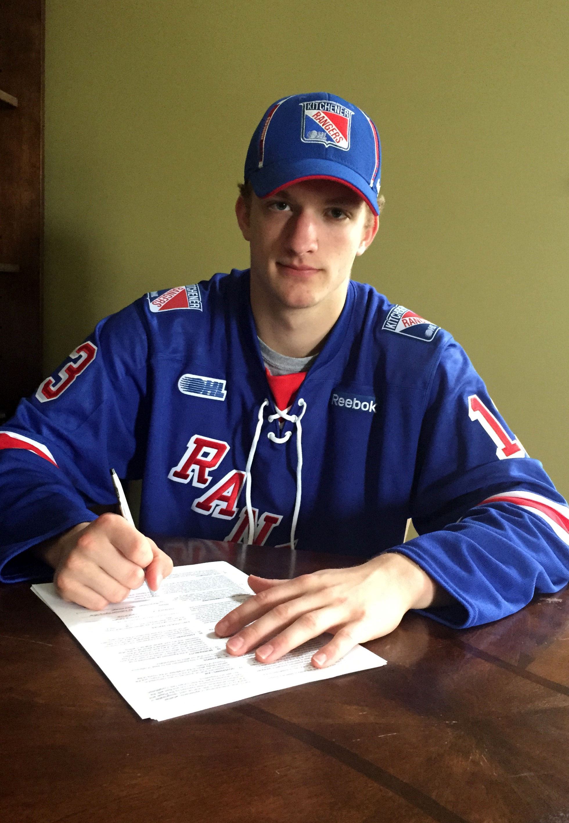 Rangers sign goaltender Luke Opilka - Kitchener Rangers