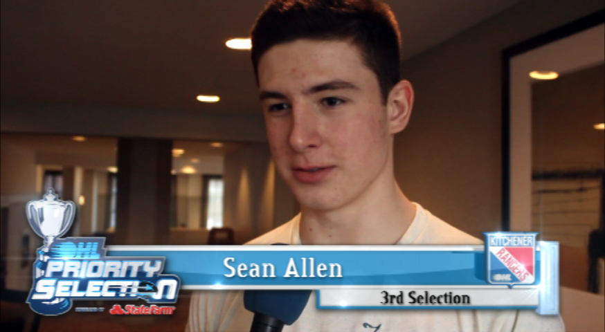 Sean Allen Interview - Kitchener Rangers