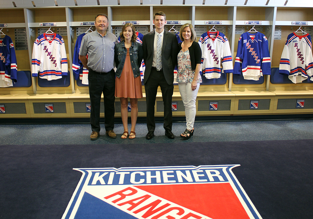 PHOTOS: Chris McGonigle signs with Rangers - Kitchener Rangers