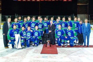 The 2017-18 Eastern Conference Champion Swift Current Broncos.