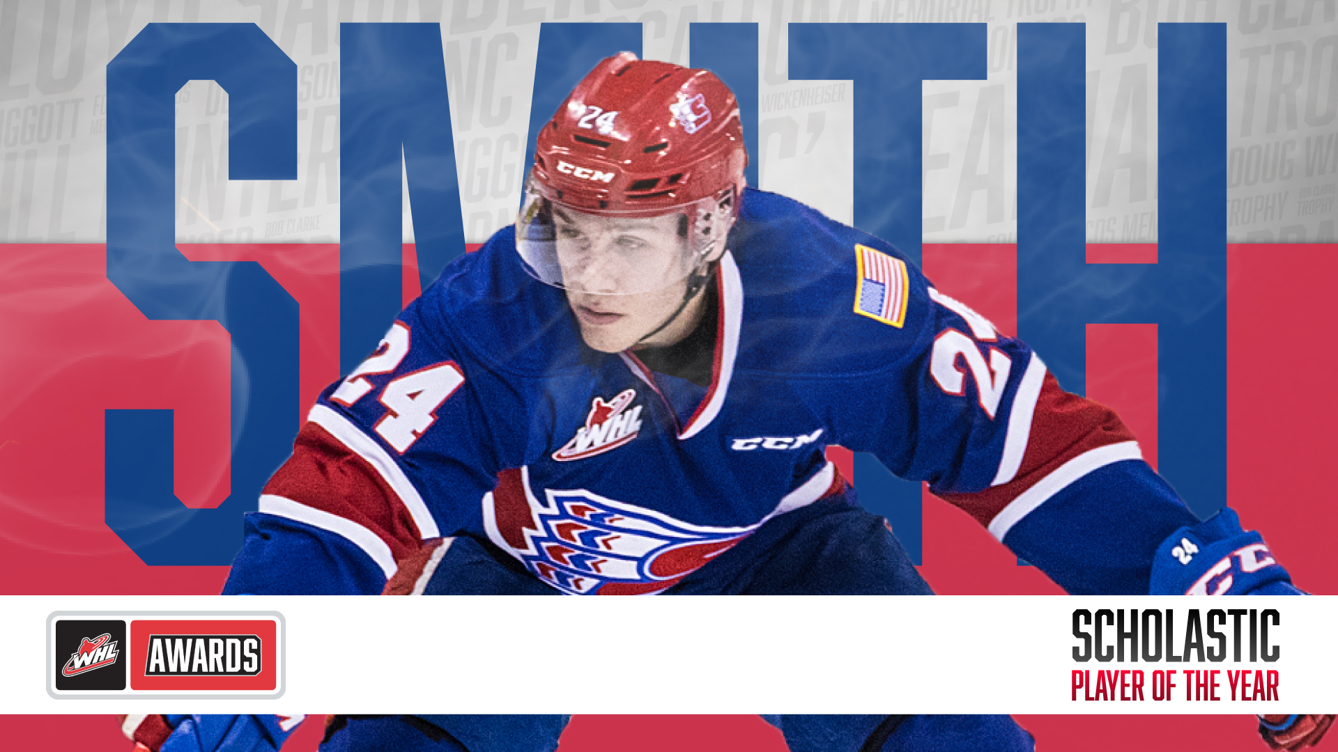 WHL Awards Interview Ty Smith, Spokane Chiefs, Daryl (Doc) K. Seaman