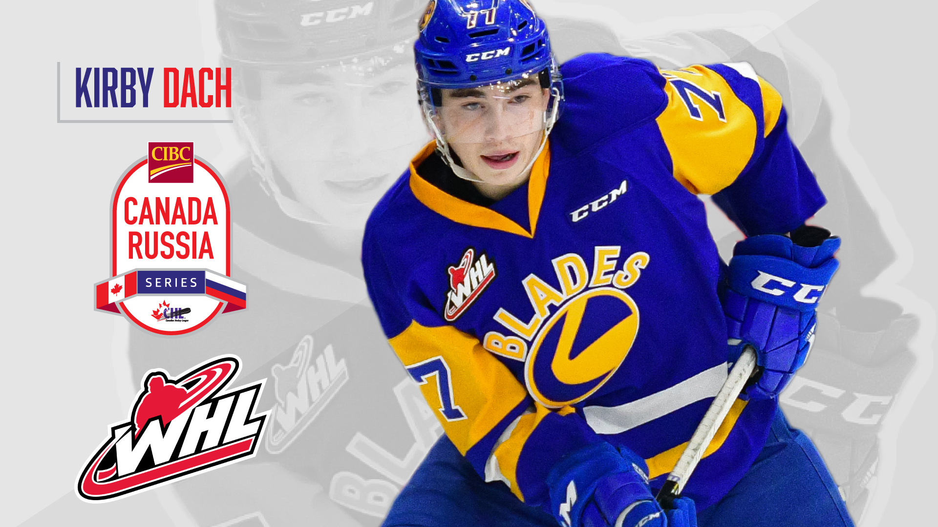 Kirby Dach & Team WHL Begins CIBC Canada Russia Series Tonight