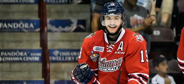 Generals’ Cole Cassels named CHL Player of the Week CHL